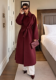 YENİ SEZON AYFER KABAN BORDO