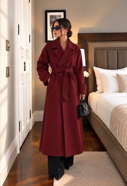 YENİ SEZON ALYA KABAN BORDO M