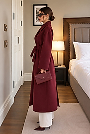 YENİ SEZON AYFER KABAN BORDO